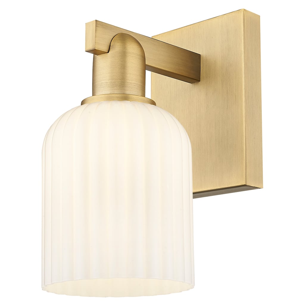 Innovations Lighting 716-1W-G559-5GWH Bridal Veil 11" Tall Bathroom