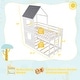 preview thumbnail 5 of 7, Solid Wood Twin Over Twin Bunk Bed with Guardrail and Ladder, Perfect for Kids Bedrooms