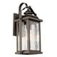 preview thumbnail 3 of 6, Kichler Lighting Linford 17-in 1-Light Olde Bronze Outdoor Wall Light