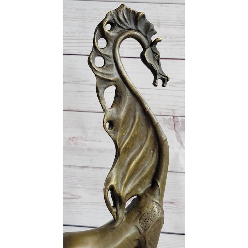 Surreal Dalinian Horse Abstract Bronze Sculpture Statue Salvador Dali 15 Inches X 9 Inches