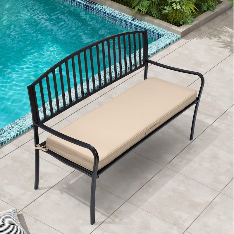 Pellebant Outdoor Settee Bench Cushion for Patio Swing Loveseat - 1PC