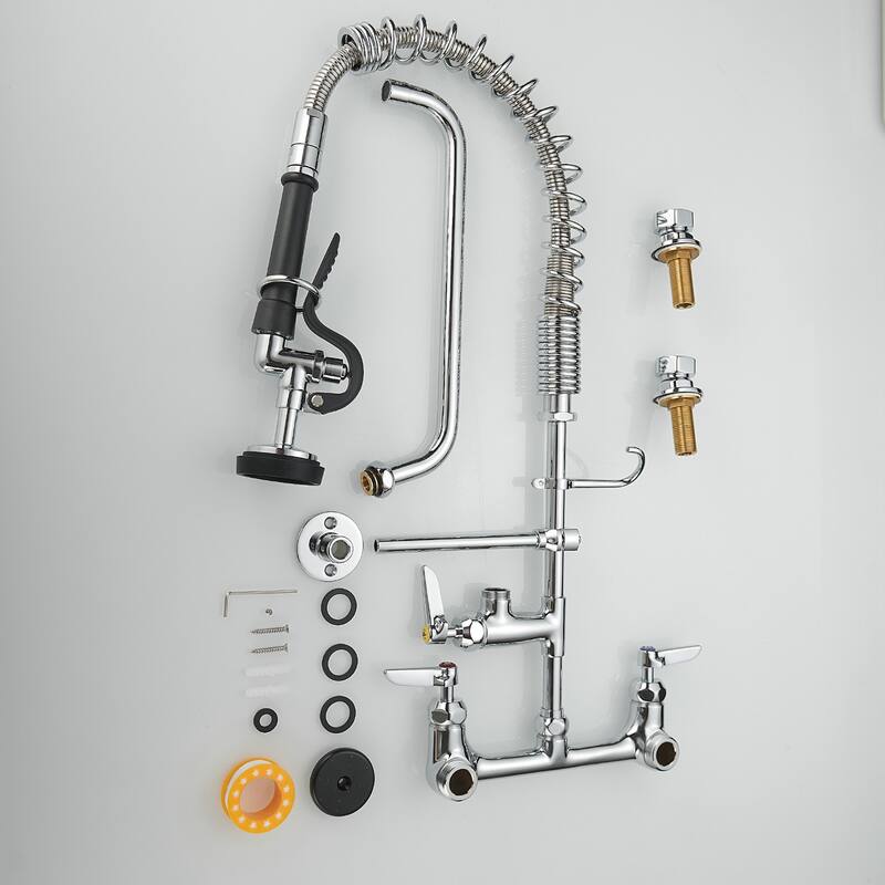 Modern Brushed Nickel High Arc Single Handle Kitchen Faucet