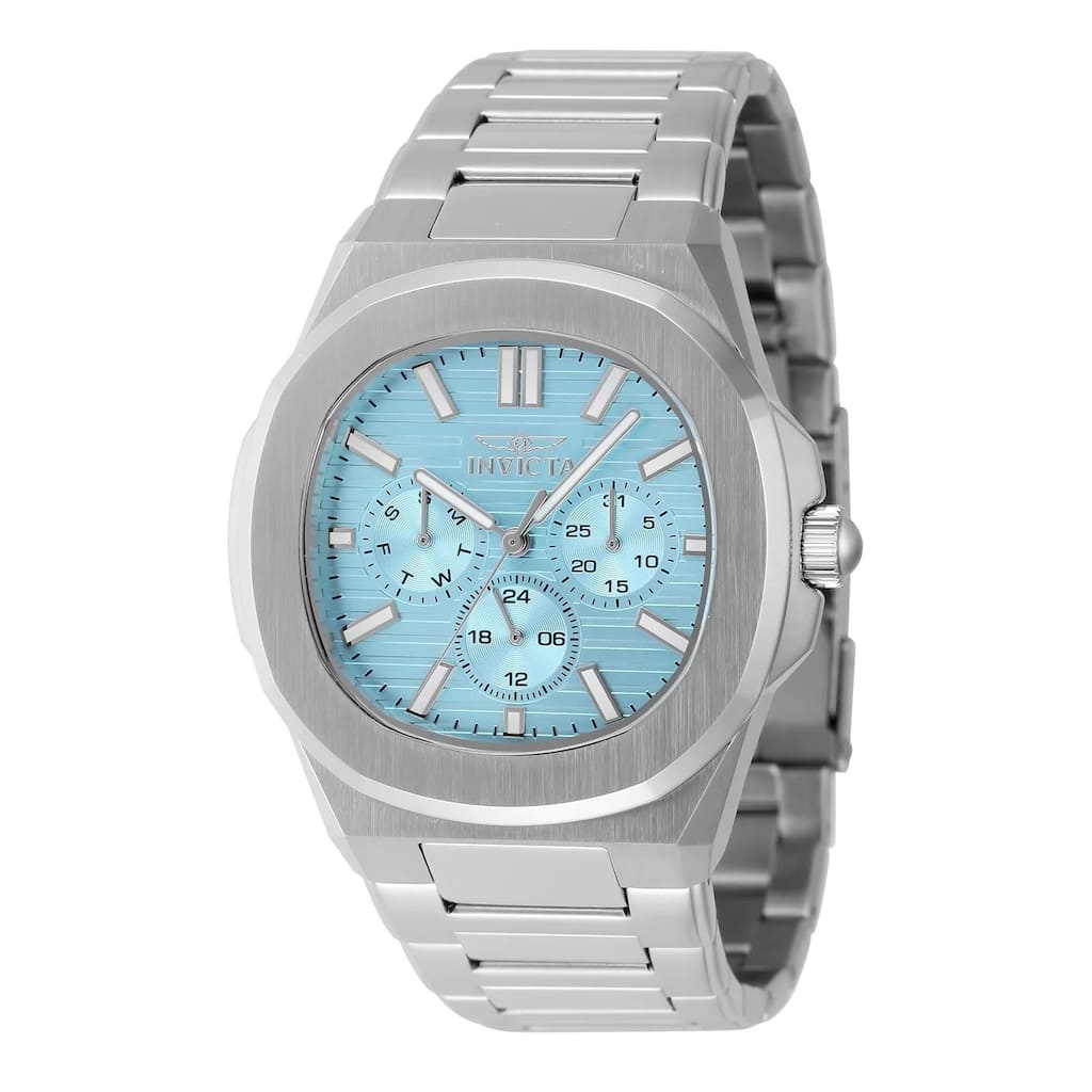 Invicta Men's 48328 Speedway Quartz 3 Hand Light Blue Dial Watch