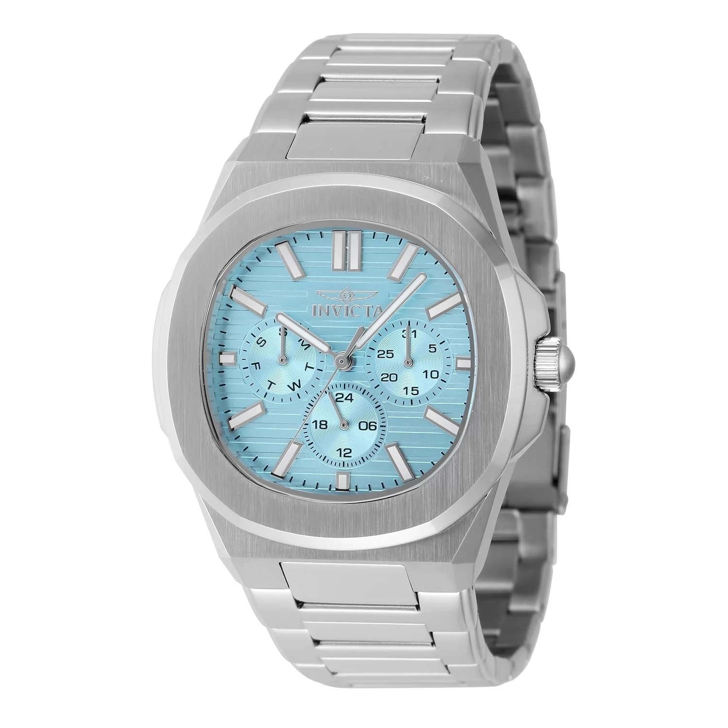 Invicta Men's 48328 Speedway Quartz 3 Hand Light Blue Dial Watch
