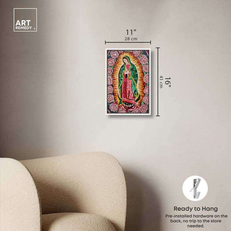 Mother of Mosaic Canvas by Art Remedy