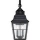 preview thumbnail 3 of 2, Millhouse 2-Light Outdoor Wall Lantern in Mystic Black