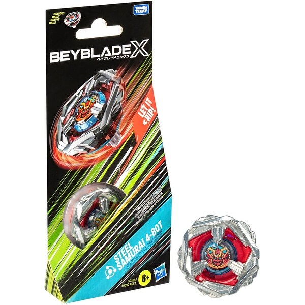 BEYBLADE X Steel Samurai 4-80T Booster Pack Set with Balance Type