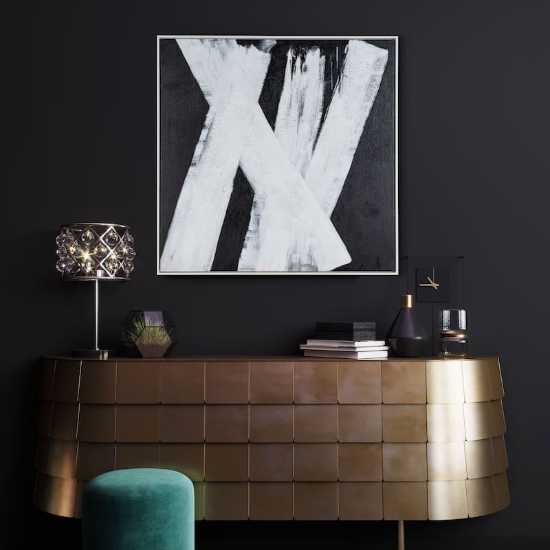 Intersecting Dimensions, Hand Painted Canvas