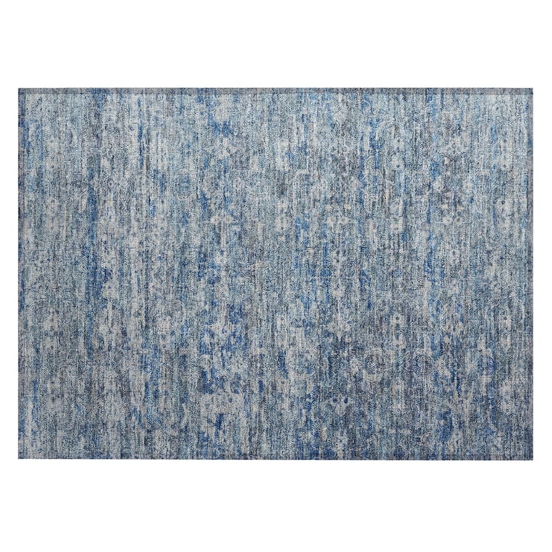 Machine Washable Indoor/ Outdoor Traditional Harmony Chantille Rug