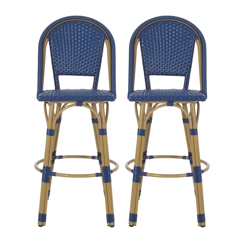 Wooden Upholstered Barstool
