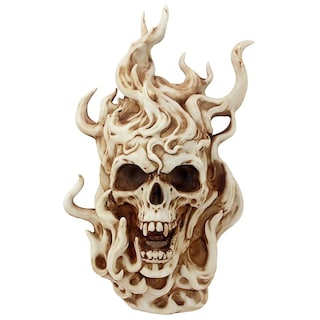 Design Toscano Hells Flames Vampire Skull Statue
