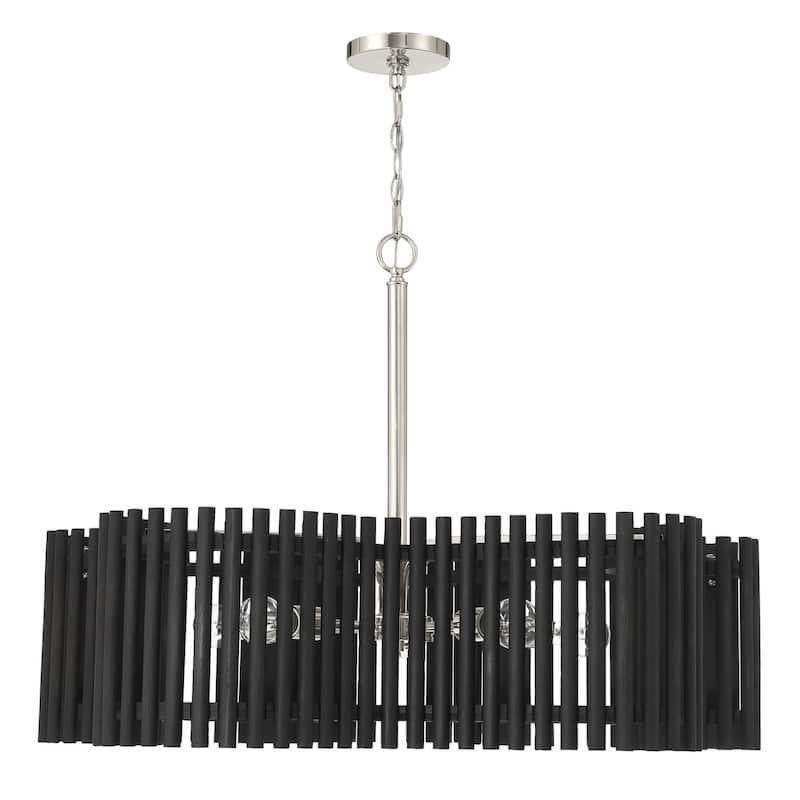 Craftmade 58426 Freeform 5 Light 36" Wide Abstract Chandelier