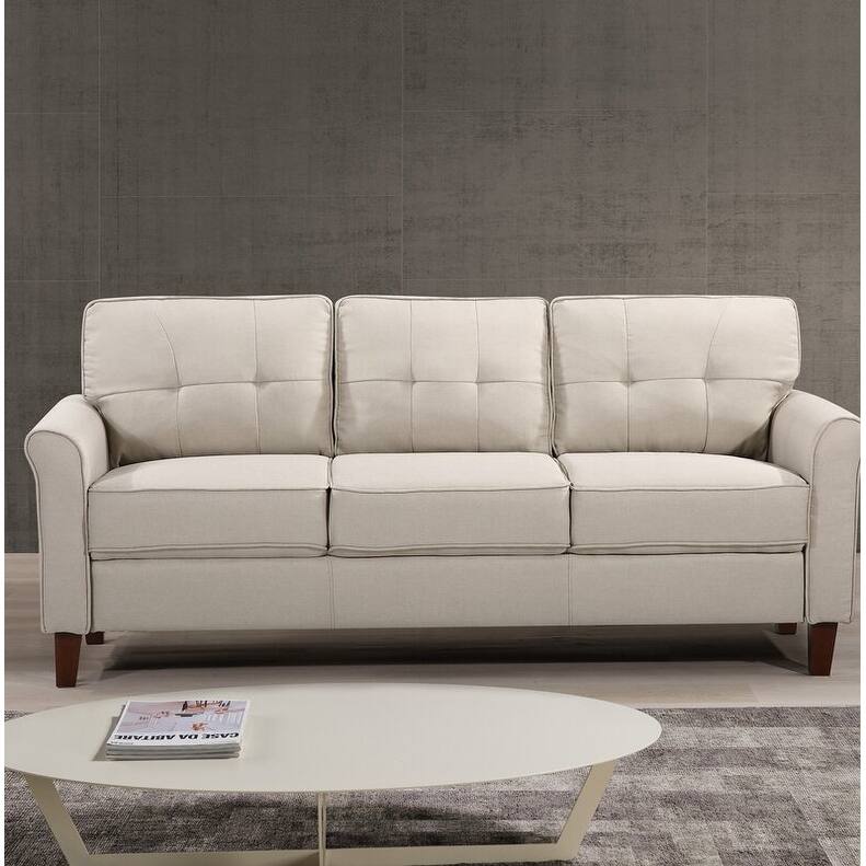 Kouchouk Mid Century Sofa - Beige