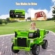 preview thumbnail 39 of 38, 12V Kids Ride On Dump Truck with Electric Dump Bed and Shovel