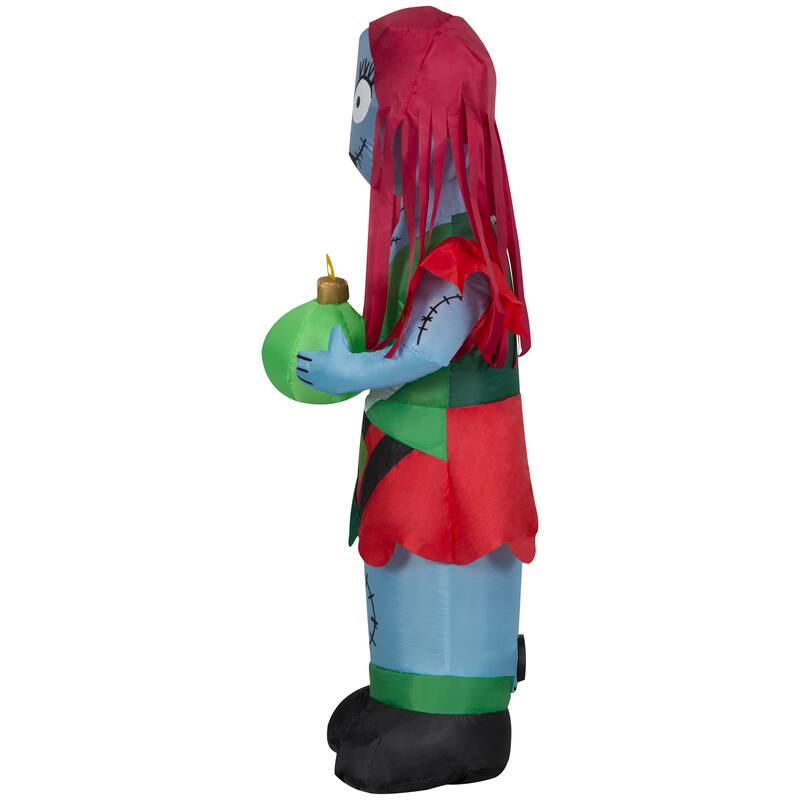 Gemmy Christmas Inflatable Sally in Holiday Outfit, 3.5 ft Tall