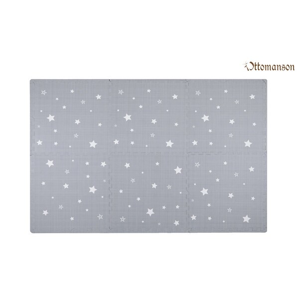 foam play mat tiles grey