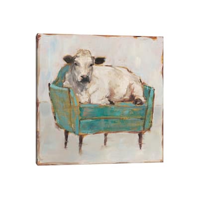 iCanvas "Moo-ving In I" by Ethan Harper Canvas Print