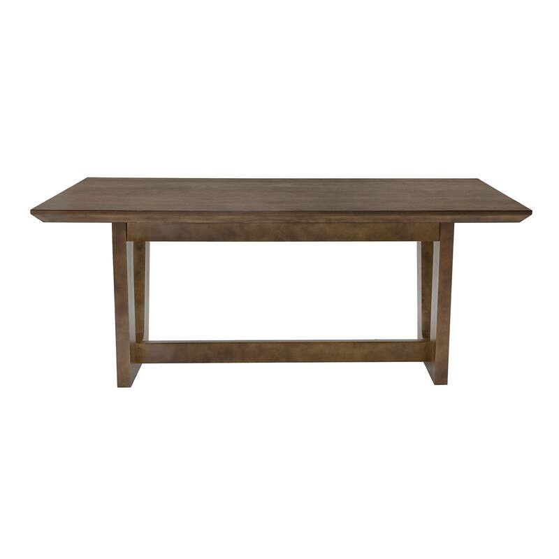 Harstad 72" Wood Finish Rectangular Dining Set by iNSPIRE Q Modern