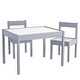 preview thumbnail 23 of 22, Avenue Greene Dreama 3-PC Kiddy Table & Chair Set - N/A Grey/White