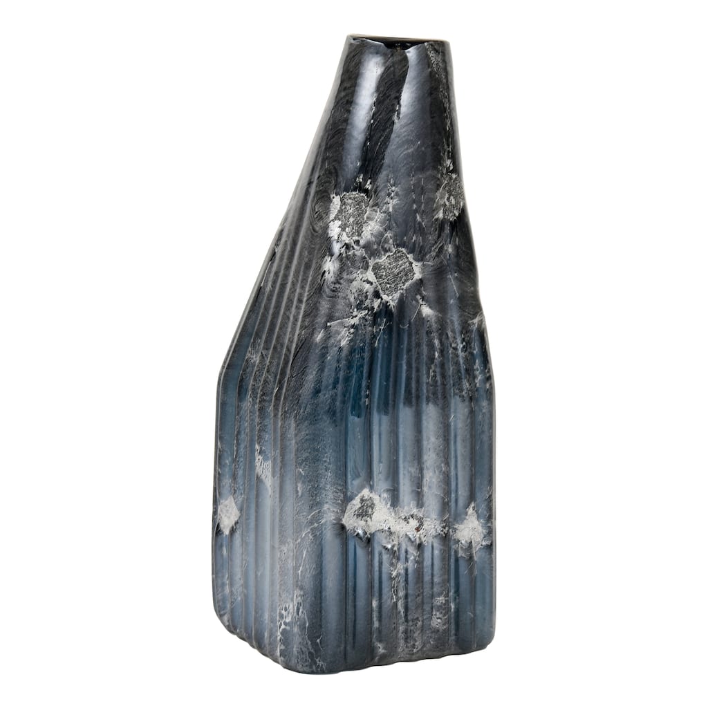 Elk Home Cognate Aged Blue Glass 6.25 Inch Wide Vase