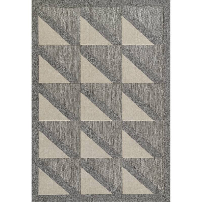 Momeni Vines Geometric Indoor Outdoor Rug