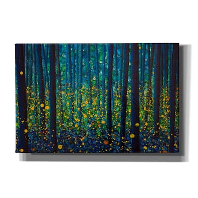 Epic Graffiti 'Fireflies' by DB Waterman, Canvas Wall Art