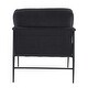 preview thumbnail 4 of 4, Leisure chair lounge for Living Room chair velvet Black color
