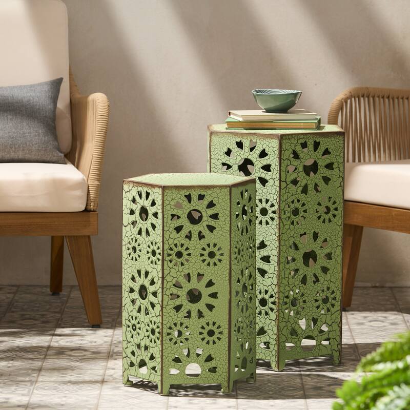 Outdoor ELIANA SIDE TABLE,2 PCS - 9.92