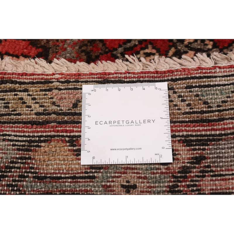 ECARPETGALLERY Hand-knotted Andelz Red Wool Rug - 3'8 x 10'2
