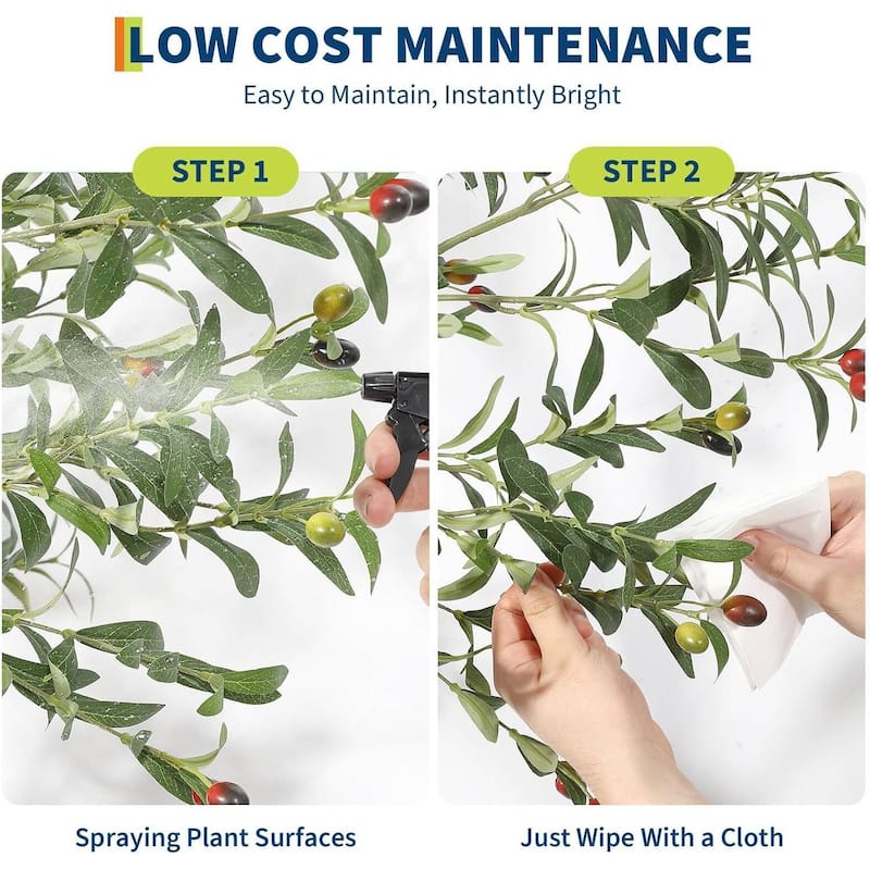 Tall Faux Artificial Olive Tree for Home Office Decor