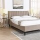 preview thumbnail 186 of 202, Aspen Mid-Century Modern Performance Fabric Low Profile Upholstered Platform Bed