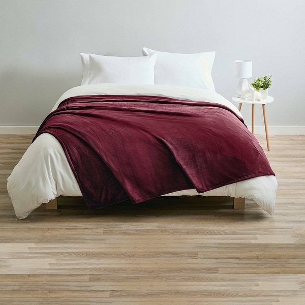 Sunbeam microplush sales heated blanket twin