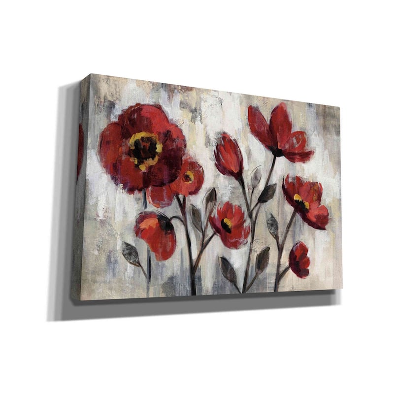 Epic Graffiti 'Floral Simplicity' by Silvia Vassileva, Canvas Wall Art