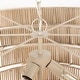 preview thumbnail 5 of 10, Marimba Natural Cane Multi-Tiered 6 Bulb Round Chandelier