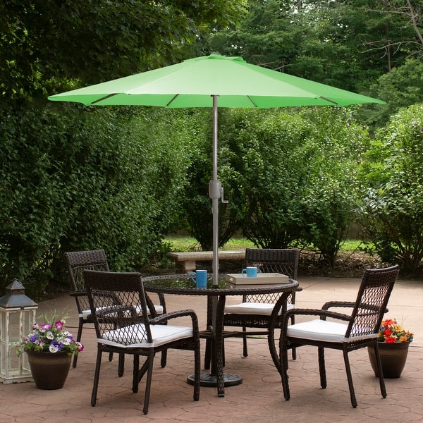 bright red patio umbrella Patio Umbrella LED Light Red 9ft.  LEIGH COUNTRY
