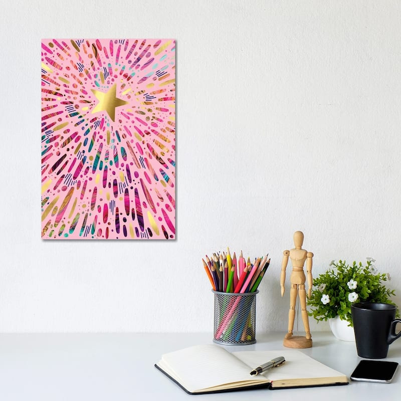 iCanvas "Starburst" by ETTAVEE Canvas Print - 12x8x0.75