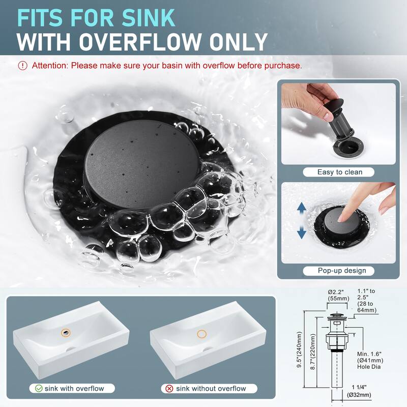 WOWOW 8 in. Widespread Double Handle Bathroom Faucet