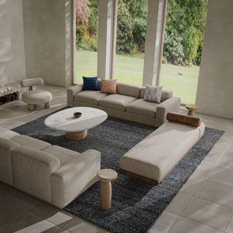 Alora Decor Theo Modern Abstract Solid Area Rug