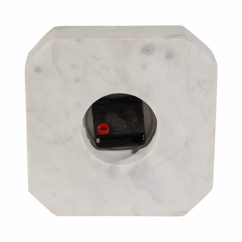 Modern Marble Octagon Decorative Table Clock
