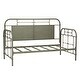 preview thumbnail 7 of 41, Vintage Series Distressed Metal Twin Metal Day Bed - Antique White