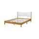 preview thumbnail 11 of 10, Modern Queen Bed Frame with Teddy Velvet Upholstered Headboard and Underbed Storage