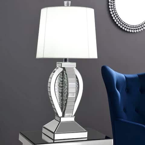 Glamorous Contemporary Mirrored Table Lamp