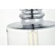 preview thumbnail 5 of 4, Living District Wiley Collection Chrome Flush Mount