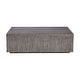 preview thumbnail 1 of 3, Uttermost Kareem 53" Wide Java Wood Coffee Table Warm Metallic Gray
