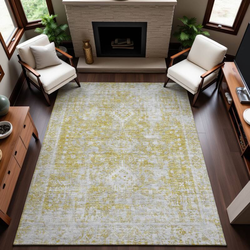 Premium Washable Super Soft Vintage Traditional Mayfield Rug