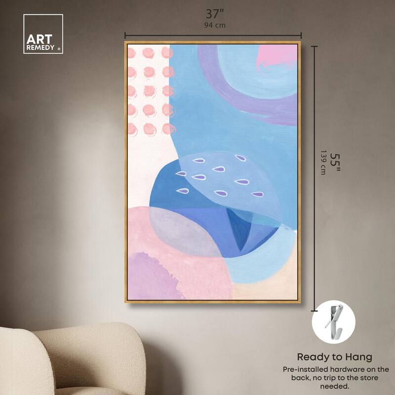Doll Memories - Pretty Blue II Canvas by Art Remedy