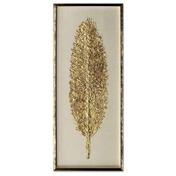 Golden Leaf shadow box with Golden PS Frame Bed Bath & Beyond 37550441