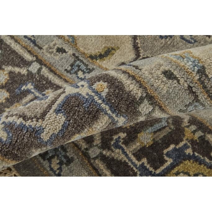 Timaf Floral Stain Resistant Area Rug By HomeRoots - 2' x 3'