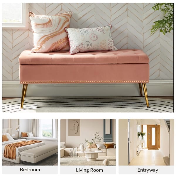 Accent Bench Upholstered Boucle Waterfall Bench Bed Bath