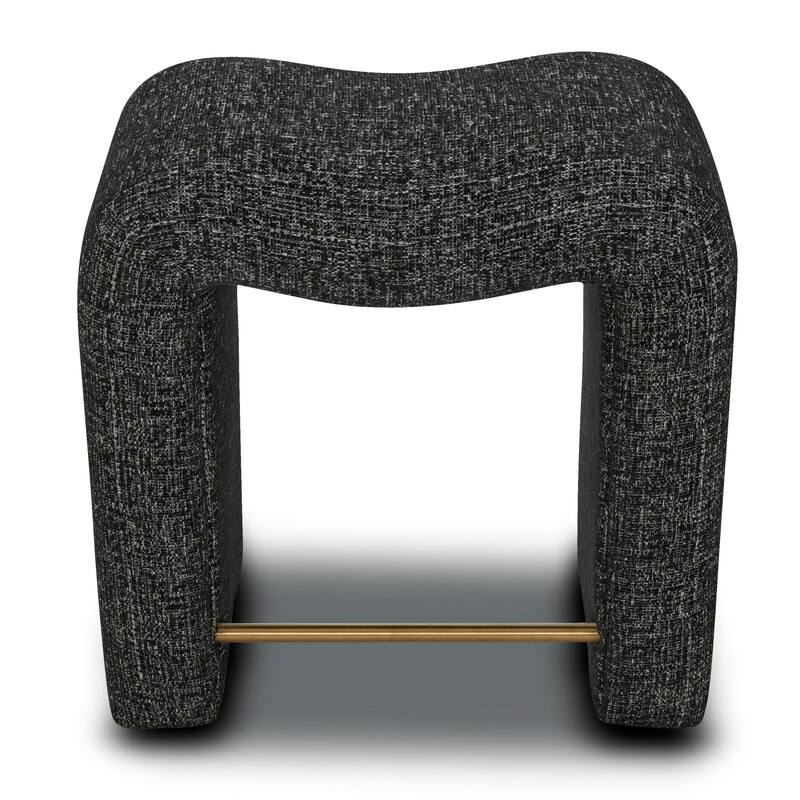 Poly & Bark Faro 23.5" Counter Stool in Ebony Black